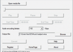 Audio Video To WMA Converter screenshot