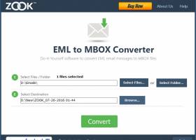 ZOOK EML to MBOX Converter screenshot
