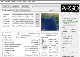 ARGO content DEMO screenshot
