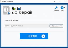 Yodot ZIP Repair Software screenshot