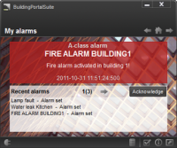 Alarm for BuildingPortalSuite screenshot