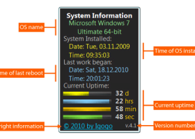 System Uptime full Plus screenshot