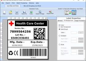 Barcode Creator Software for Pharmacy screenshot