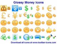Glossy Money Icons screenshot