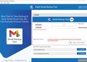 Gmail Backup Software screenshot