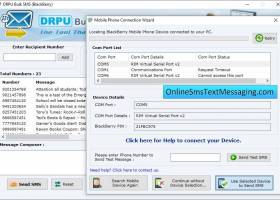 Online Blackberry Text Messaging screenshot