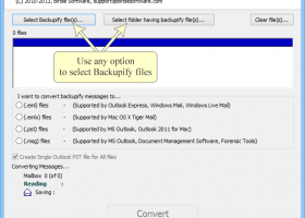 Import MBOX files into Outlook screenshot