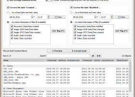 File Date Corrector screenshot
