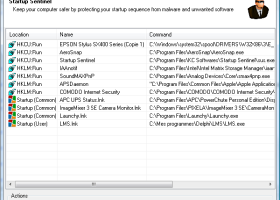 Startup Sentinel screenshot
