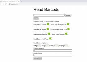 ASP.NET Barcode SDK Component screenshot
