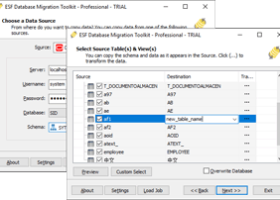 ESF Database Migration Toolkit Professional Editon screenshot