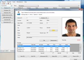 Fitness manager screenshot