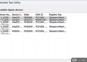 Monitor Test Utility screenshot