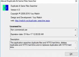 Duplicate Files Search & Link screenshot