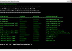 Download Manager Password Dump screenshot