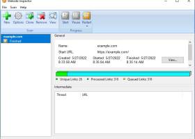 Website Inspector screenshot