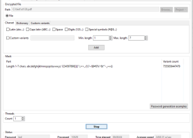 Manyprog PDF Password Recovery screenshot
