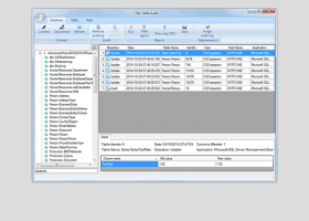 SQL Table Audit screenshot