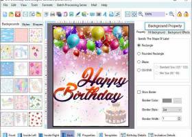 Download Birthday Card Designing Tool screenshot