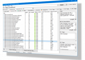 VOVSOFT - SEO Checker screenshot