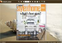 Page Flip Book Sandy Beach Style screenshot