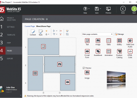 WebSite X5 Evolution 13 screenshot