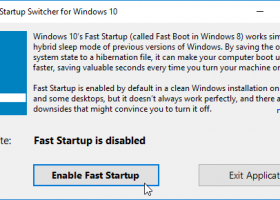 Fast Startup Switcher screenshot