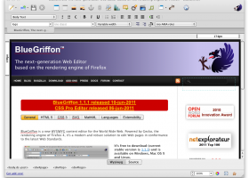 BlueGriffon Portable screenshot
