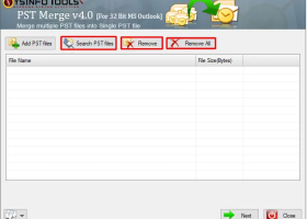Sysinfo PST Merge Tool screenshot