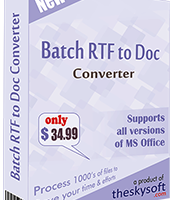 Batch RTF to Doc Converter screenshot