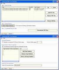 Advanced Pdf Concatenator screenshot