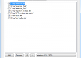 DBF to DBF Converter screenshot