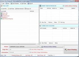 Batch Files Printing Software screenshot