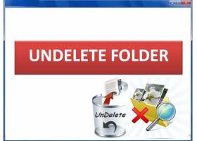 Undelete Folder screenshot
