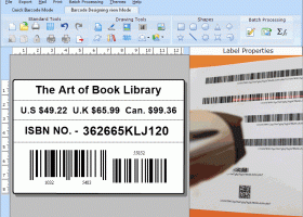 Excel Barcode Maker for Library Books screenshot