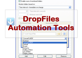 VeryUtils DropFiles Automation Tools screenshot