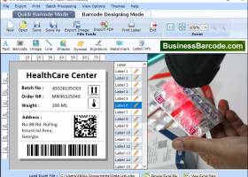 Hospital Barcode Software screenshot