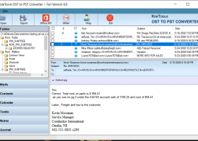 KDETools OST to PST Converter Software screenshot
