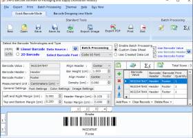 Disperse Items Label Creation Tool screenshot