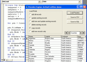 Paradox Direct Engine (ActiveX) screenshot