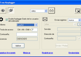 Keylogger Gratis screenshot