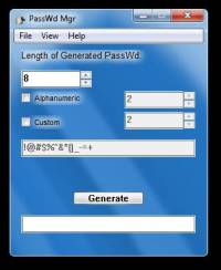 PassWd Mgr screenshot