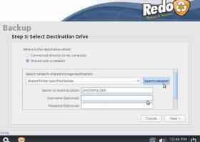 Redo Backup and Recovery screenshot