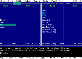 Doszip Commander screenshot