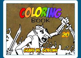 Coloring Book 20: Gears vs Goblins screenshot