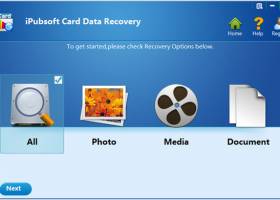 iPubsoft Card Data Recovery screenshot