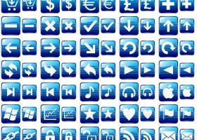 Blue Web Buttons screenshot