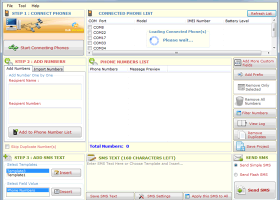 Multiple Phone Bulk Sms Sender screenshot