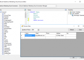Salesforce MC SSIS Components by Devart screenshot