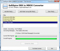 Export DBX to MBOX screenshot